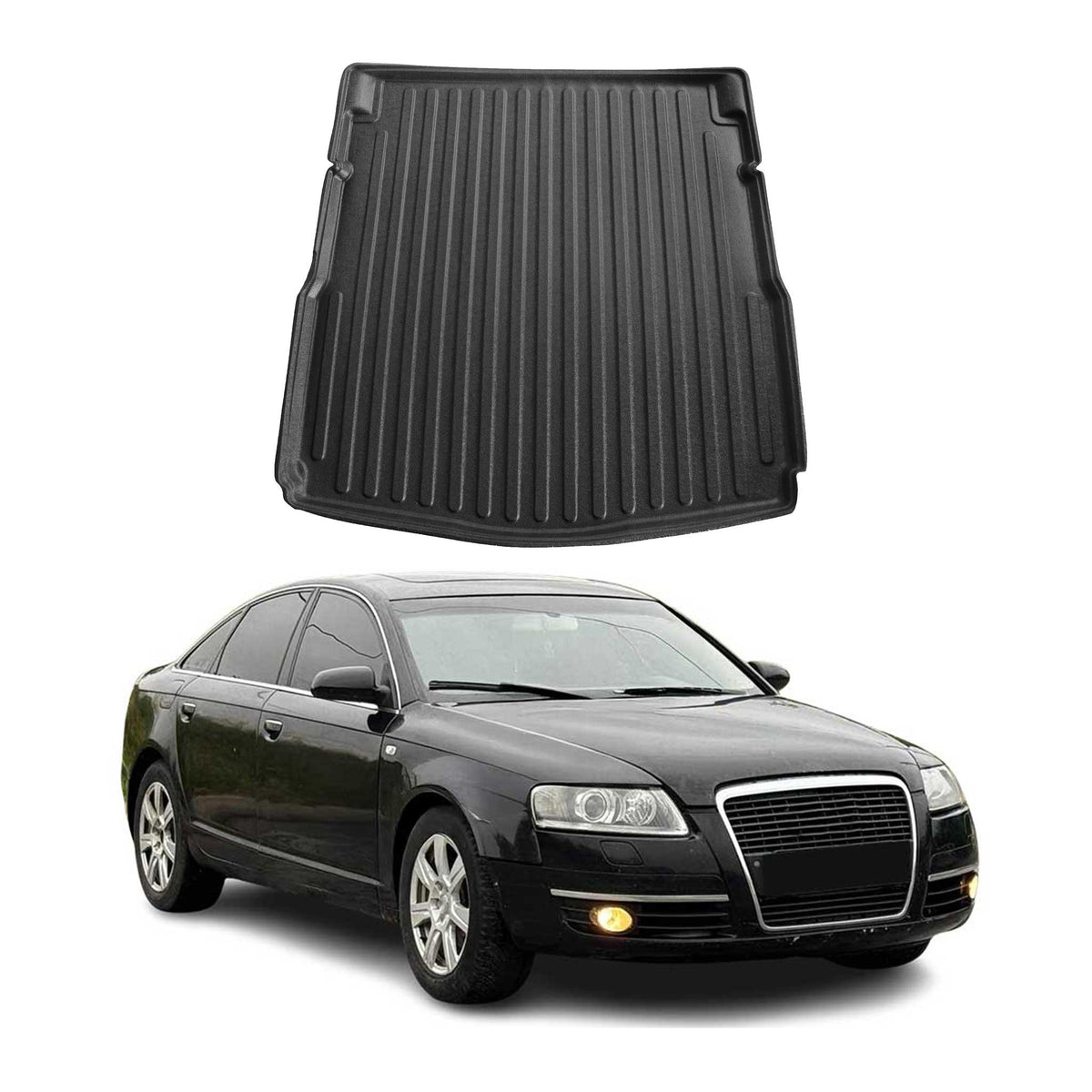 Kofferraumwanne Laderaumwanne für Audi A6 Limo 4F 2004-2011 Gummi TPE