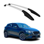 Aluminium Dachreling Relingträger für Mazda CX-3 2015-2021 Silber 2x
