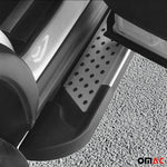Alu Seitenbretter Trittbretter Schweller für VW Caddy Maxi 2004-2015 Schwarz