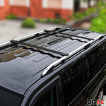 Dachträger Gepäckträger für Dacia Sandero Stepway II 2012-2020 Aluminium Schwarz