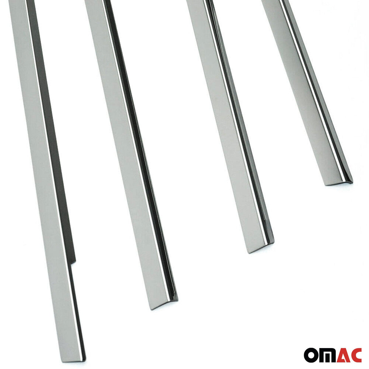 Fensterleisten Zierleisten für Hyundai Accent Era 2005-2011 Stufenheck Chrom 4x
