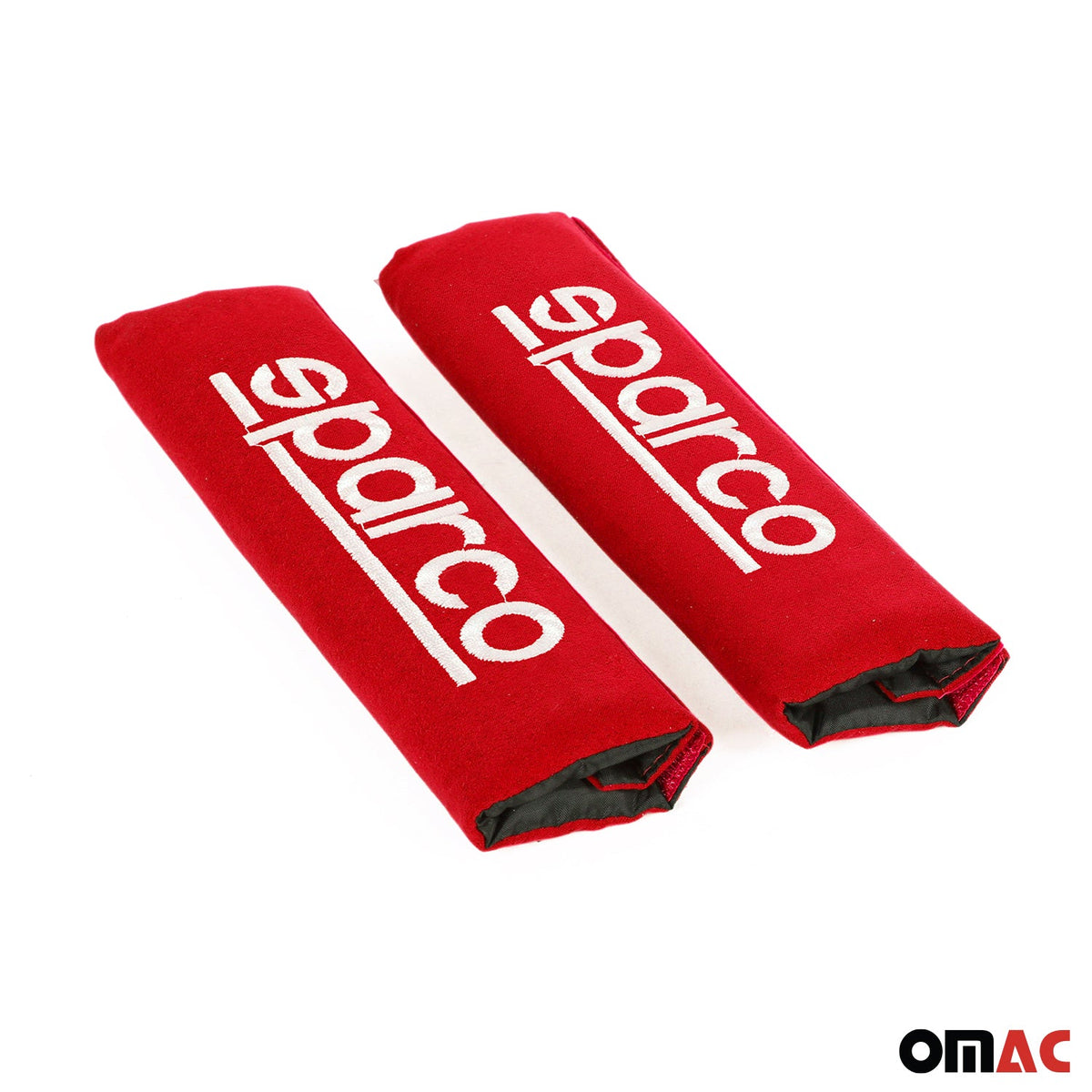 SPARCO Gurtschoner Gurtpolster Sicherheitsgurt Gurtschutz Autogurt Rot 2x