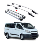 Dachreling + Dachträger Set für Ford Transit Tourneo Custom Silber L1 ABE