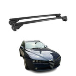 Dachträger Grundtäger für Alfa Romeo 159 Sportwagon 2005-2011 75kg Alu Schwarz