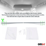 Maß Gardinen für Citroen Jumpy Fahrerhaus Abtrennung Sonnenschutz Beige