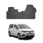 OMAC Gummi Fußmatten für Toyota Proace 2016-2026 Automatten Gummi TPE Schwarz 2x