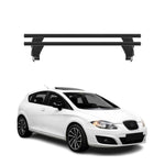 Menabo Dachträger Grundtäger für Seat Leon mk2 2009-2012 FL 50kg Alu Schwarz 2x
