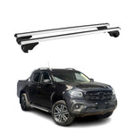 Dachträger Grundtäger für Mercedes X Klasse 470 2017-2020 75kg Alu Silber 2 tlg