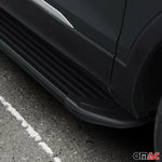 Trittbretter Seitenschweller für Renault Captur 2019-2026 Aluminium Schwarz 2x