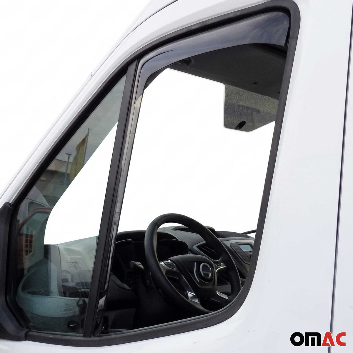 Windabweiser Regenabweiser für Renault Master 2010-2024 Dunkel Acryl 2tlg
