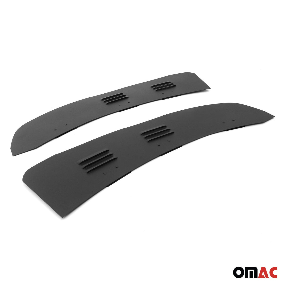 Lüftungsgitter Be & Entlüftung für Citroen Nemo 2008-2017 Aluminium Schwarz 2tlg