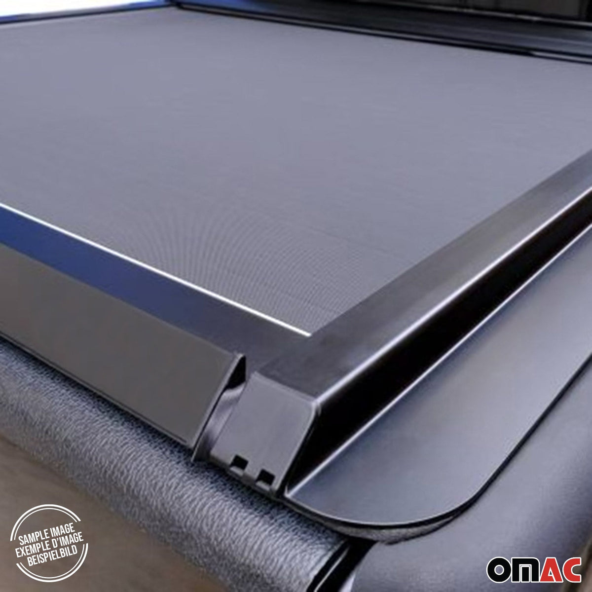 Laderaumabdeckung Schiebedeckel für VW Amarok 2010-2016 Aluminium Grau 1tlg