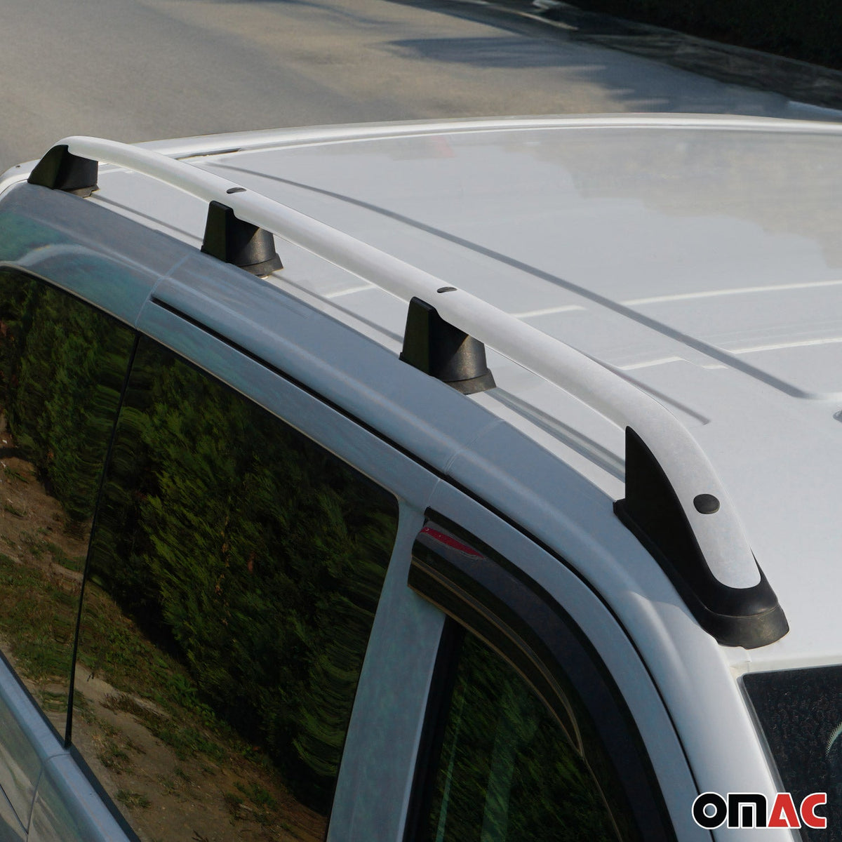 Dachreling Dachgepäckträger für VW Caddy Maxi 2003-15 L2 Langer Alu ABE 2x