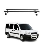 Dachträger Grundtäger für Fiat Doblo 2000-2010 75kg Stahl Schwarz 2 tlg