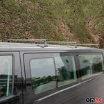 Dachträger Grundtäger für Mercedes Vito W639 2003-2014 75kg Stahl Silber 3 tlg