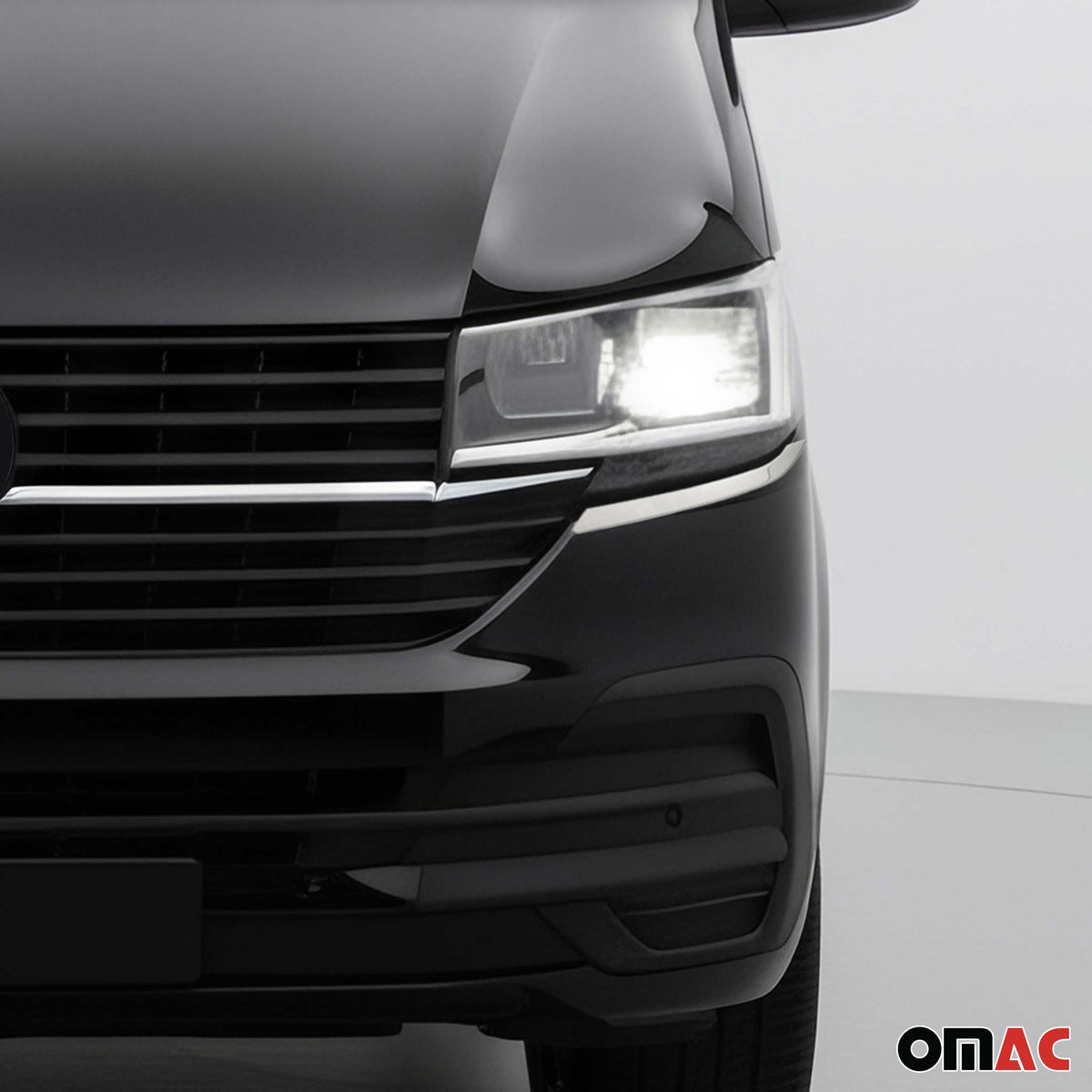 Scheinwerfer Scheinwerferblende für VW T6.1 Transporter 2019-2024 Untere Chrom