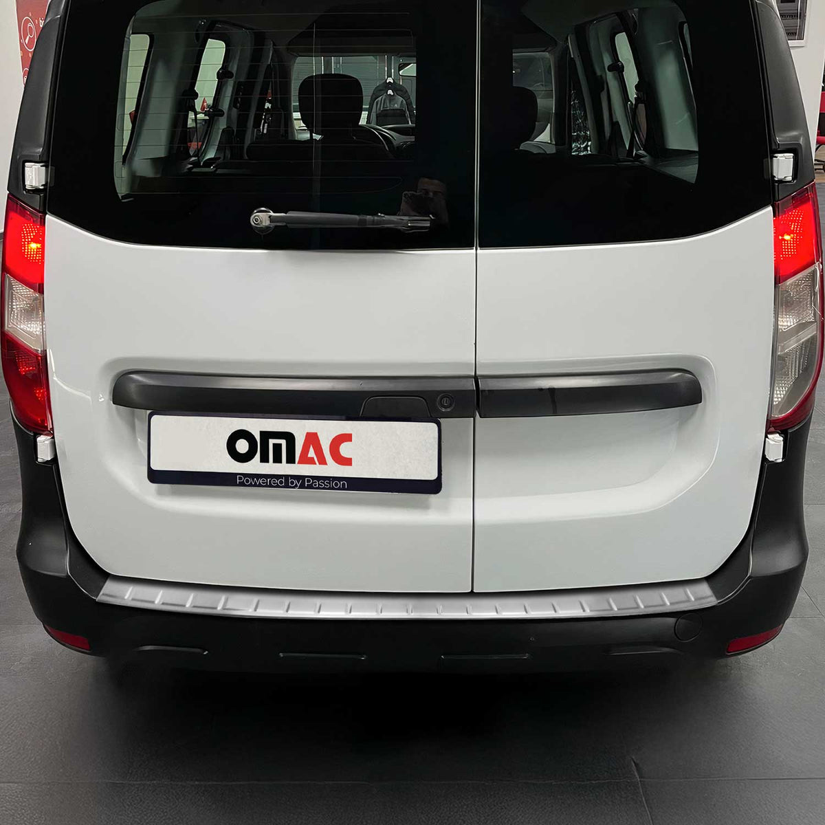 Ladekantenschutz Stoßstange für Dacia Dokker 2012-2021 Edelstahl Chrom gebürstet