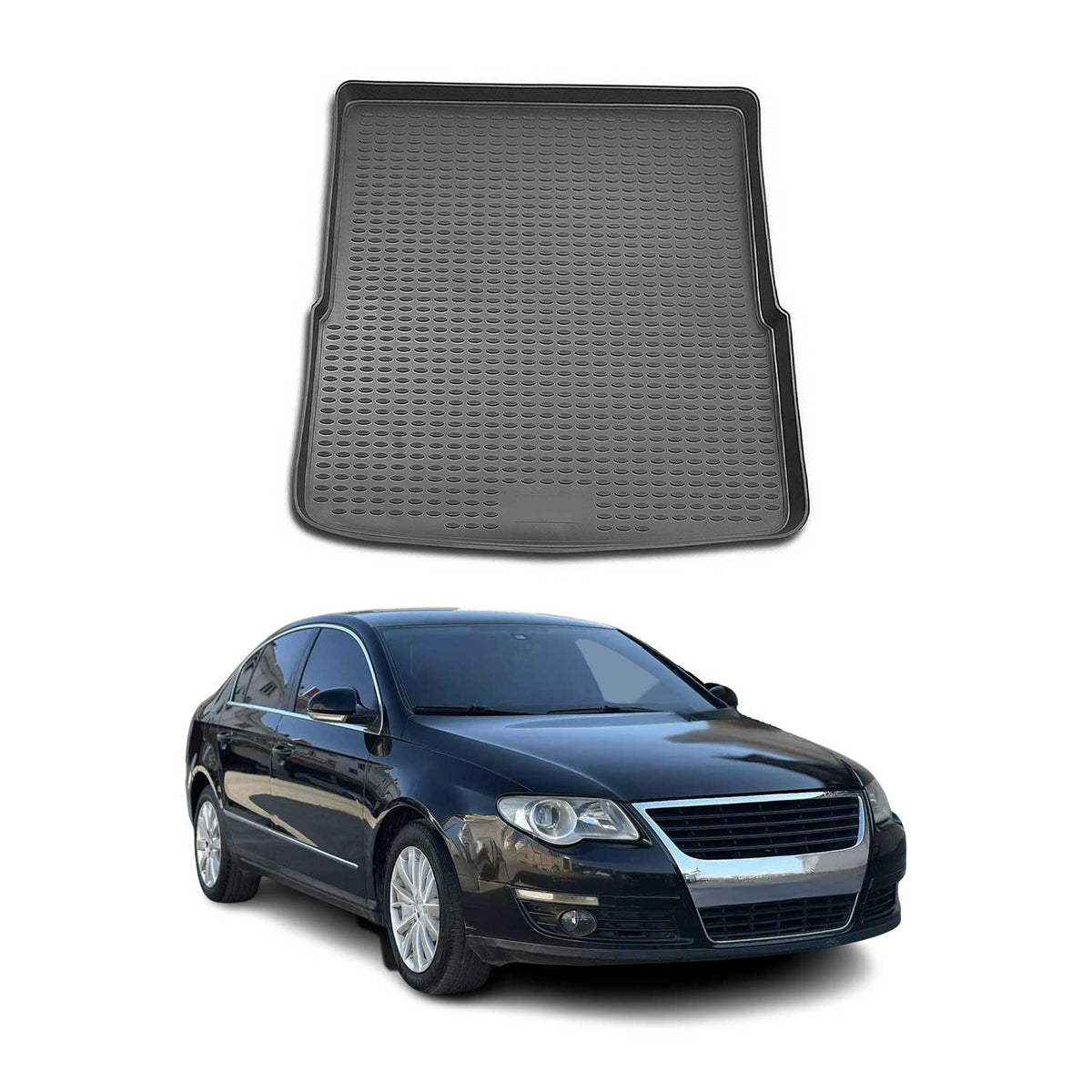 Kofferraummatte Kofferraumwanne für VW Passat B6 Variant 2005-2010 Gummi TPE