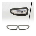 Blinkerrahmen Signalblende Seitenblinker für Opel Astra J 2010-2015 Chrom Dunkel