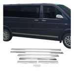 Seitentürleiste Türschutz für VW Multivan T5 2003-2015 Einzeltür L2 Chrom 4x