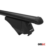 Menabo Grundträger Dachträger für Seat Ibiza ST 2010-2016 ABE Alu Schwarz 2x