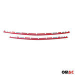Kühlergrill Leisten Frontgrill für Mercedes Klasse W447 2014-2019 PreFL Chrom 2x