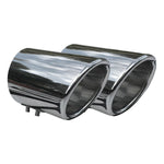 Auspuffblende Endrohr für VW Golf 2003-2008 Edelstahl Chrom 2tlg