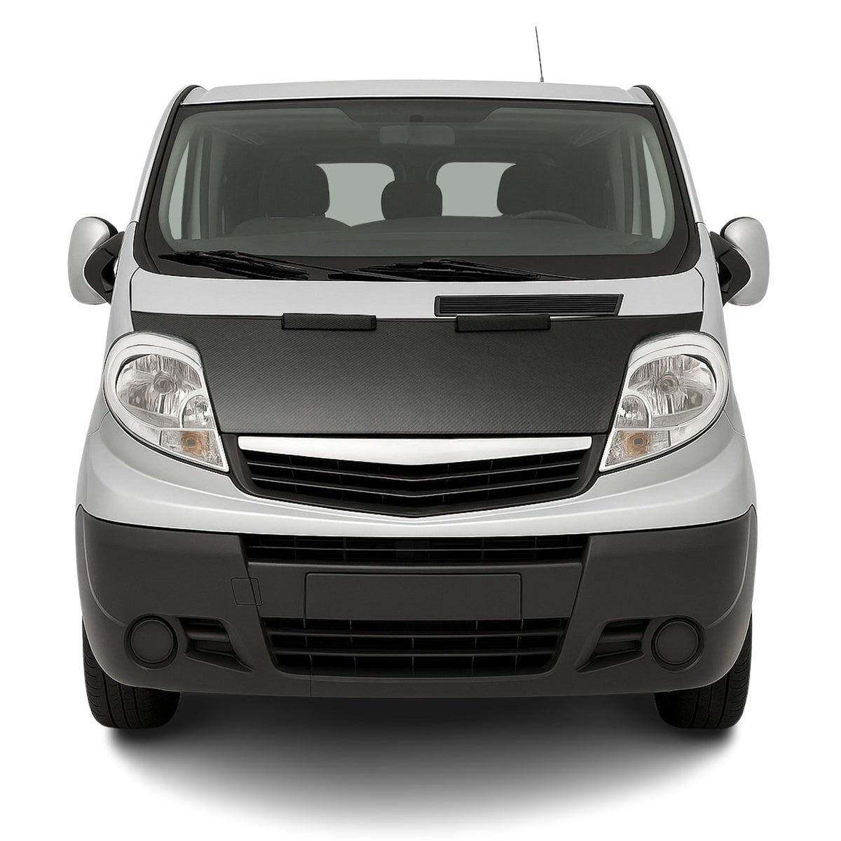 Haubenbra Steinschlagschutz Bonnet Bra für Renault Trafic 2001-2014 Carbon Halb