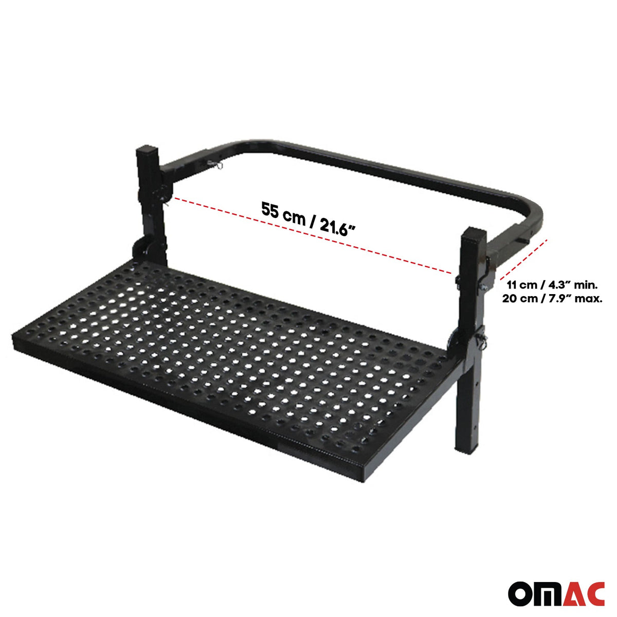 Radtritt Trittstufe Rad Stufe für VW Golf 2019-2026 Klappbar Faltbar 55cm Stahl