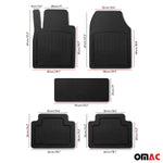 Fußmatten Gummimatte 3D Matte für Nissan Juke Murano Micra Note Universal 5x