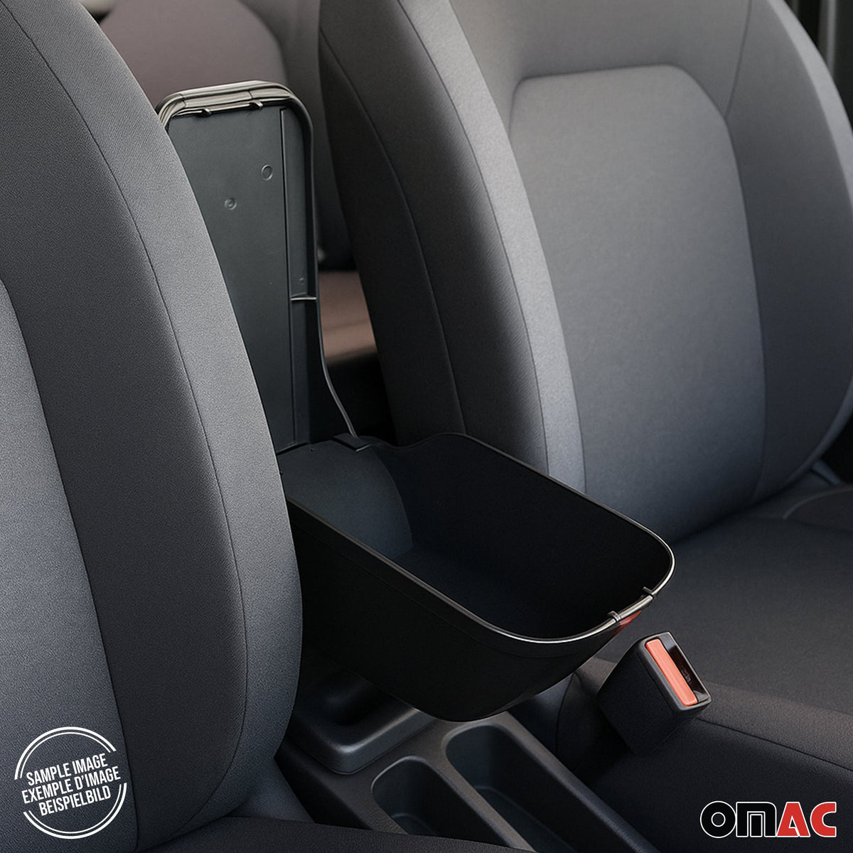 Mittelarmlehne Armlehne für Dacia Dokker 2012-2021 PU-Leder ABS Schwarz
