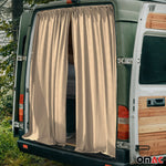 Maß Gardinen Sonnenschutz für Mercedes T Klasse Citan Heckklappe Vorhänge Beige