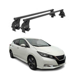Menabo Dachträger Grundtäger für Nissan Leaf 2018-2025 50kg Stahl Schwarz 2tlg