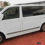 Seitentürleiste Türschutzleiste für VW T5 T6 Kurzer Radstand L1 Chrom Dunkel 5x