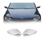 Spiegelkappen Spiegelabdeckung für Skoda Octavia 5E 2013-2019 Edelstahl Chrom