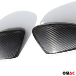 Spiegelkappen Spiegelabdeckung für VW Passat B7 2010-2015 Echt Carbon Schwarz