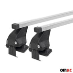 Menabo Dachträger Grundtäger für Nissan Micra 2010-2017 50kg Stahl Silber 2 tlg