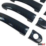 Türgriff Blende Carbon für VW Multivan 2003-2015 4Tür Kohlefaser Blau 8tlg