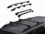 Dachreling + Dachträger für Ford Transit 2015-2026 L2 Mittel Alu Schwarz 4x
