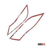 Frontlicht Rahmen Scheinwerfer Blende für BMW 3er E90 2005-2013 Chrom ABS 2x