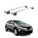 Dachträger Grundtäger für Renault Kadjar 2015-2022 100kg Alu Silber 2tlg ABE