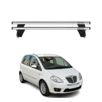 Menabo Dachträger Grundtäger für Lancia Musa 2007-2012 75kg Alu Silber 2 tlg