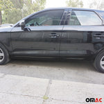 Seitentürleiste Türschutzleiste für Audi A3 Sportback 2012-2020 Chrom Dunkel
