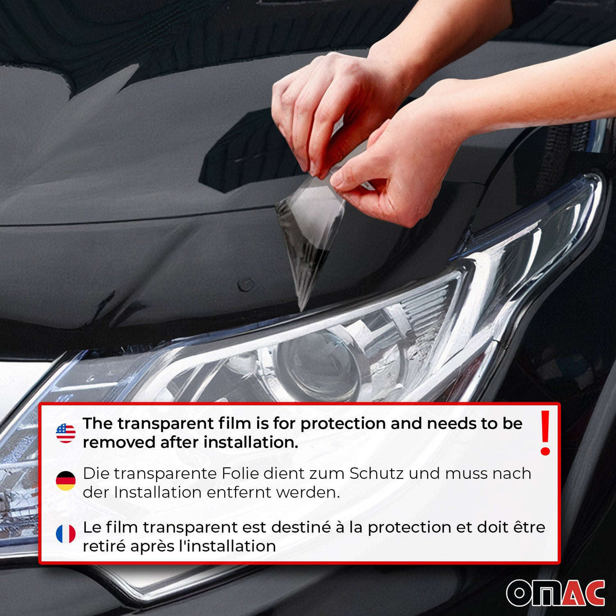Motorhaube Deflektor Insekten Steinschlagschutz für MAN TGE 2017-2026 Dunkel Namma Markt