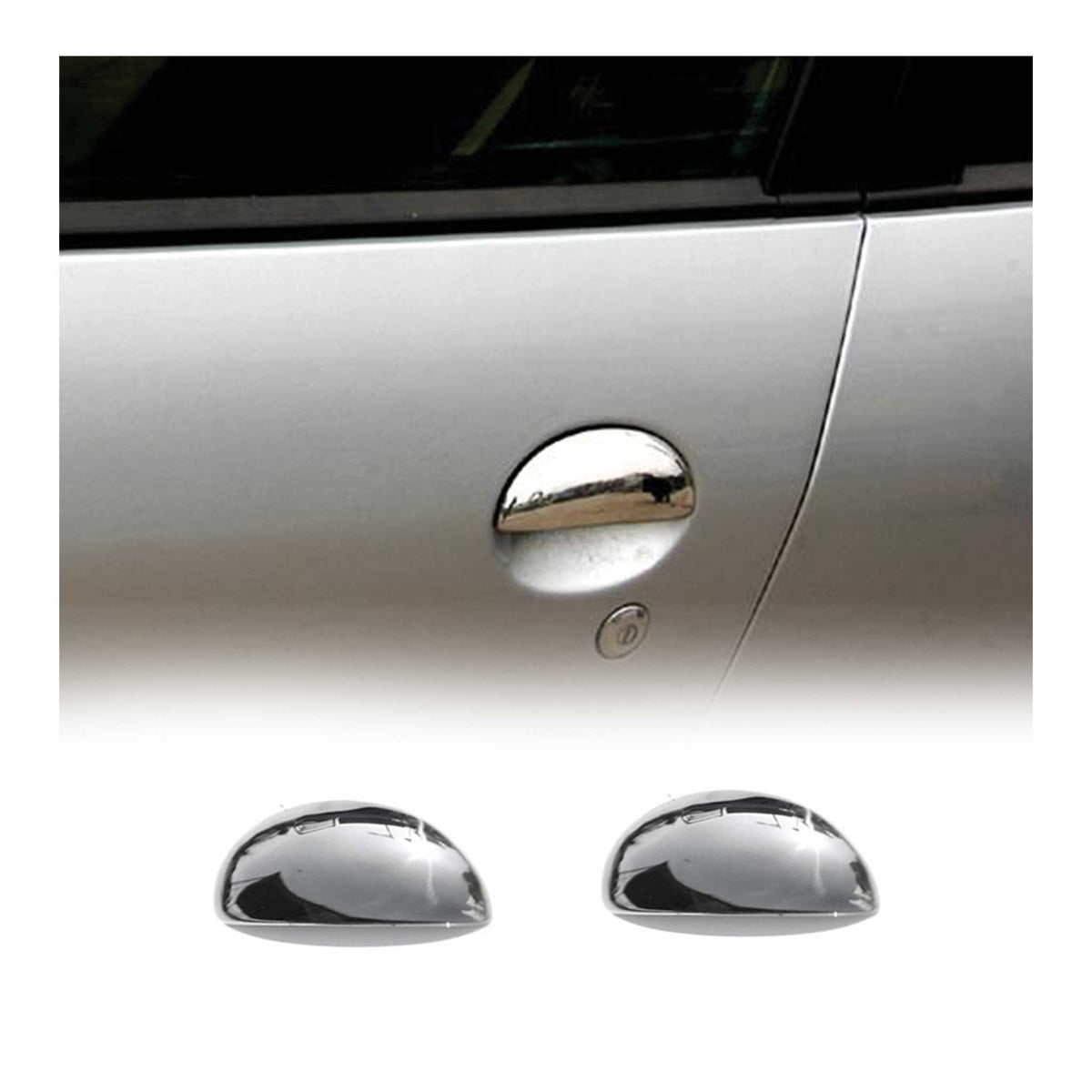 Chrom Türgriff Blende für Citroen C1 2005-2014 2-Tür Edelstahl 2tlg