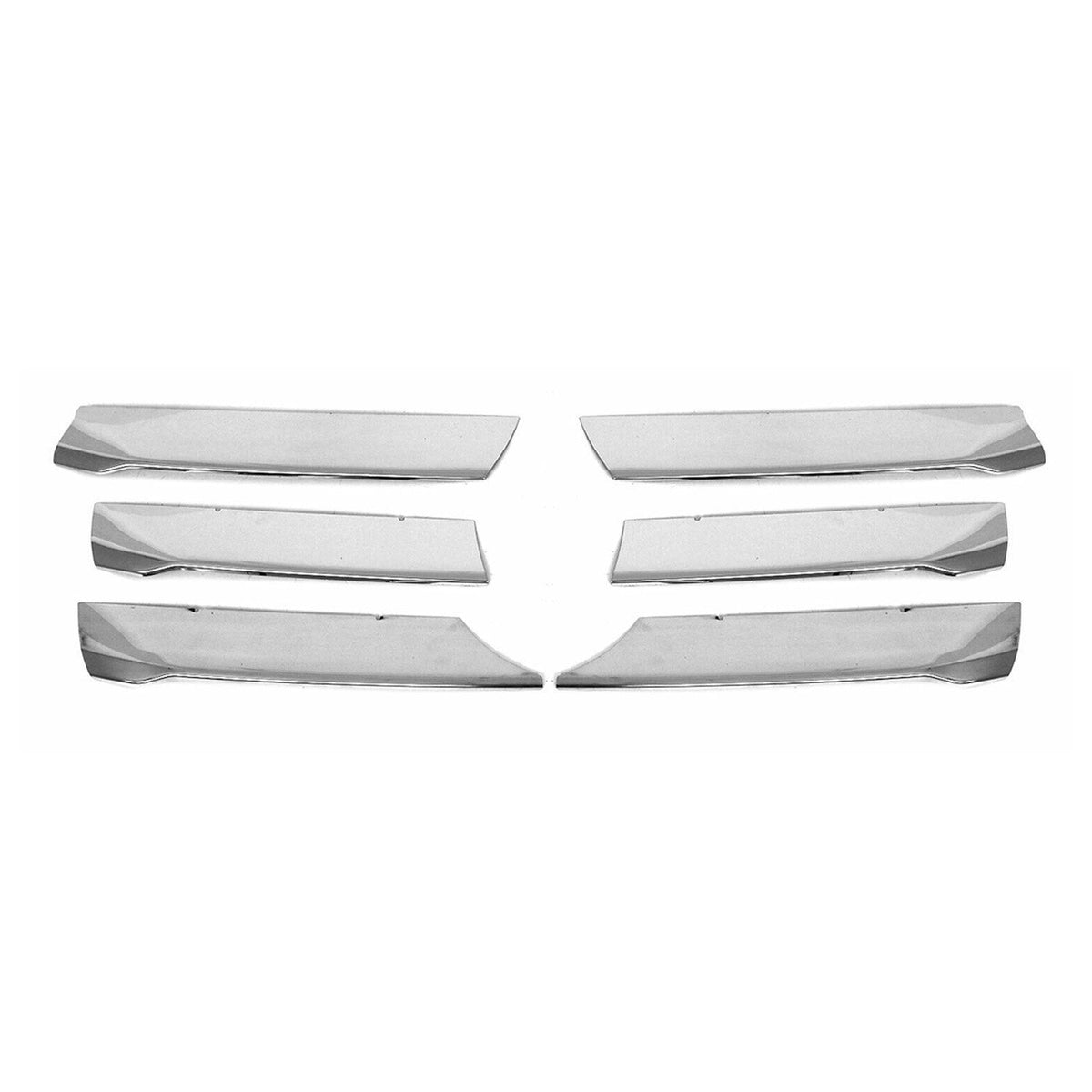 Kühlergrill Leiste Grillleisten für Mercedes Sprinter 2018-26 Edelstahl Chrom 6x