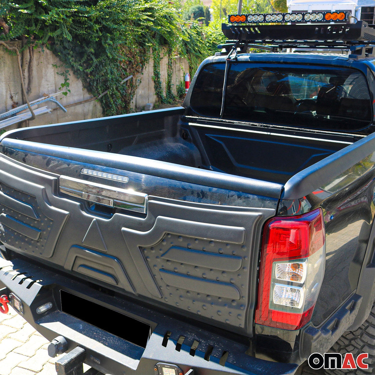 Heckklappenschutz Schutzleiste für Mitsubishi L200 2019-2026 ABS Schwarz