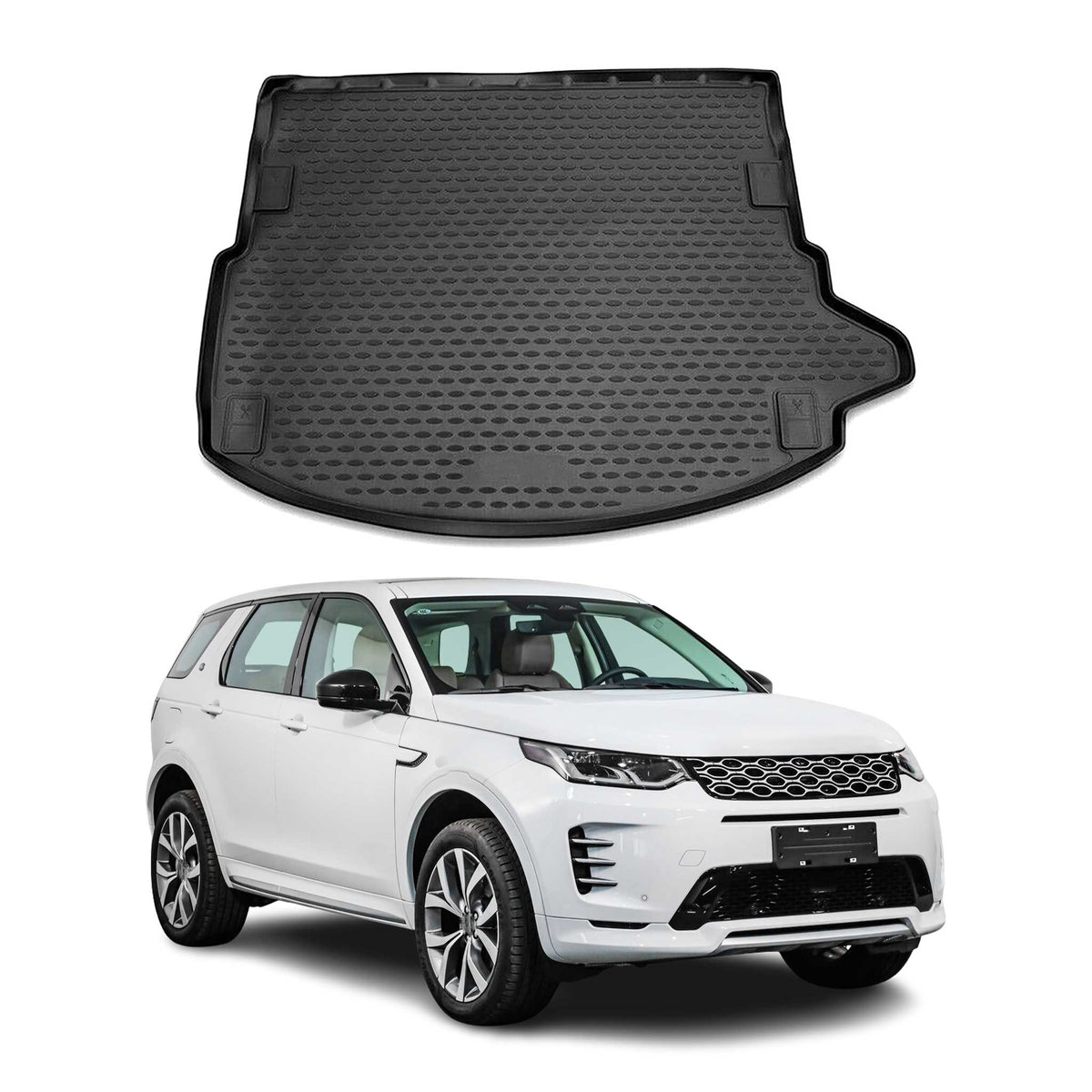 Kofferraummatte Kofferraumwanne für Land Rover Discovery Sport 2014-2019 Gummi