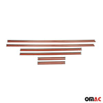 Fensterleisten Zierleisten für Hyundai Getz 2002-2011 Edelstahl Chrom 6tlg