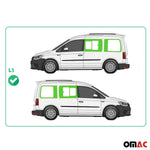 Seitenfenster Schiebefenster VW Caddy 2003-2020 Autoglas Links Rechts Set 4x L1